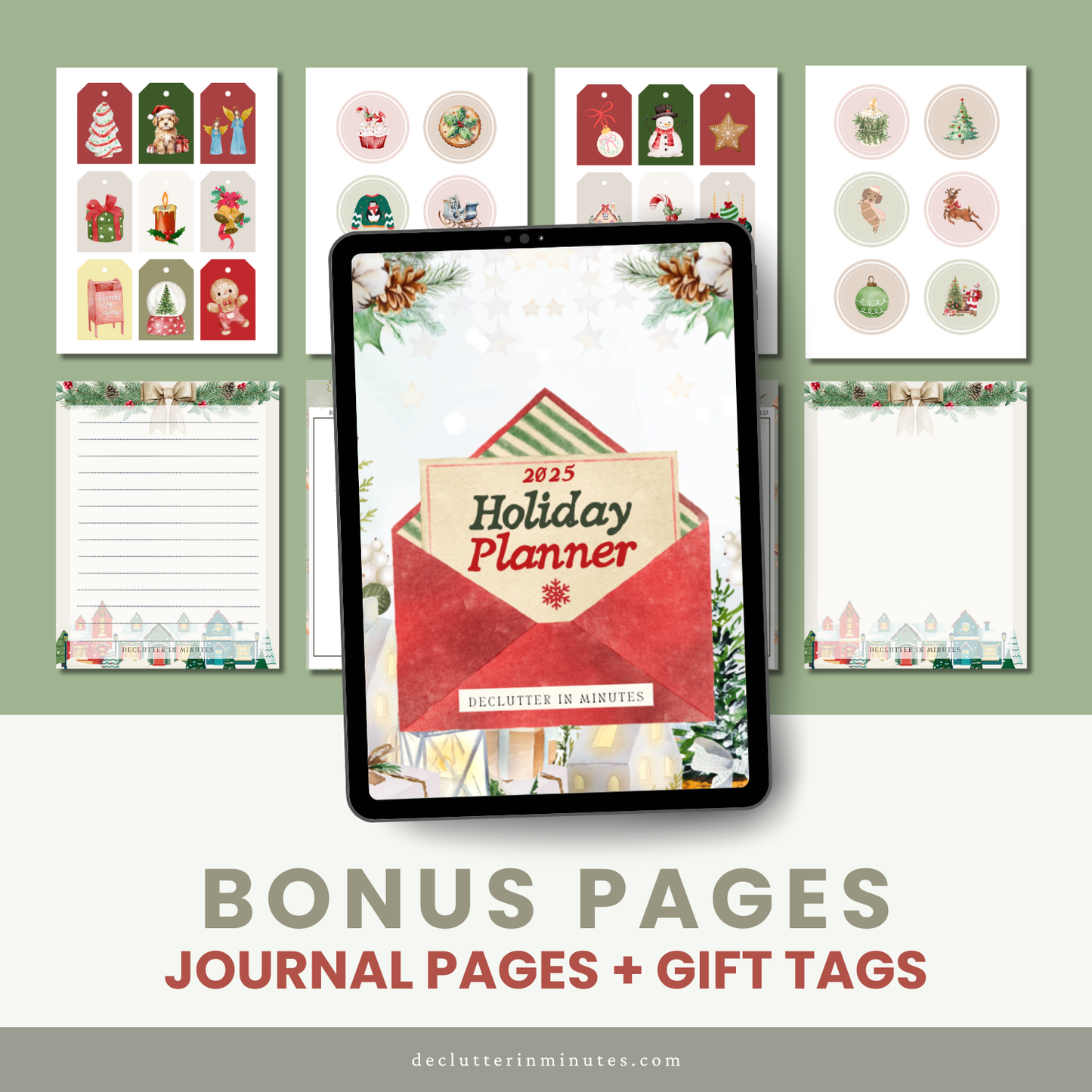 2025 Simple Holiday Planner