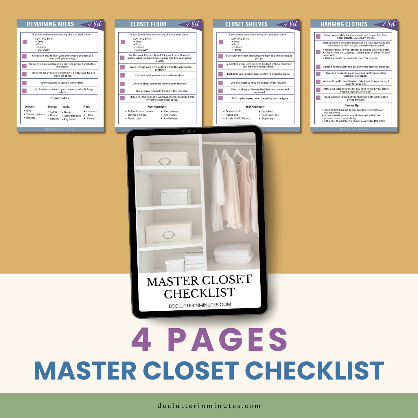 Master Closet Fast Fix