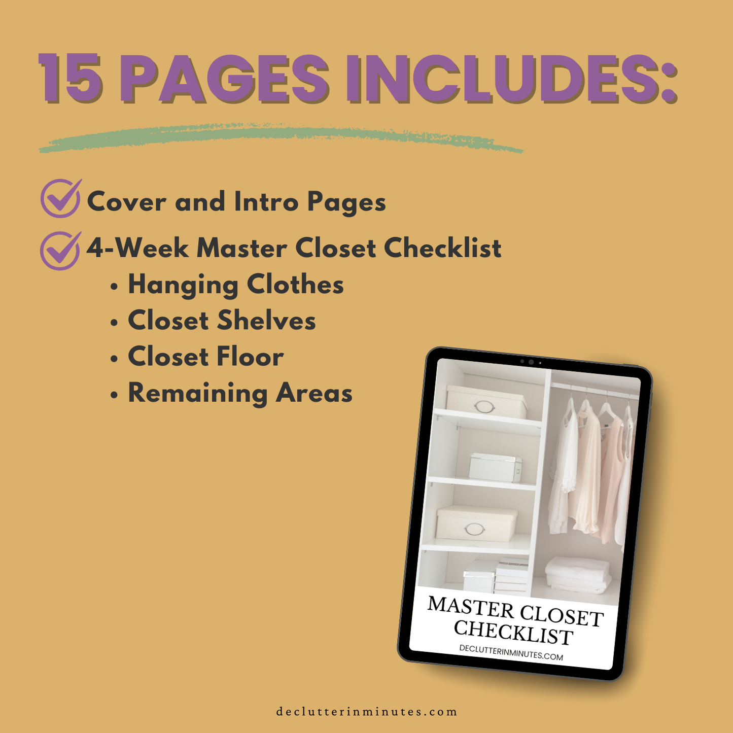 Master Closet Fast Fix