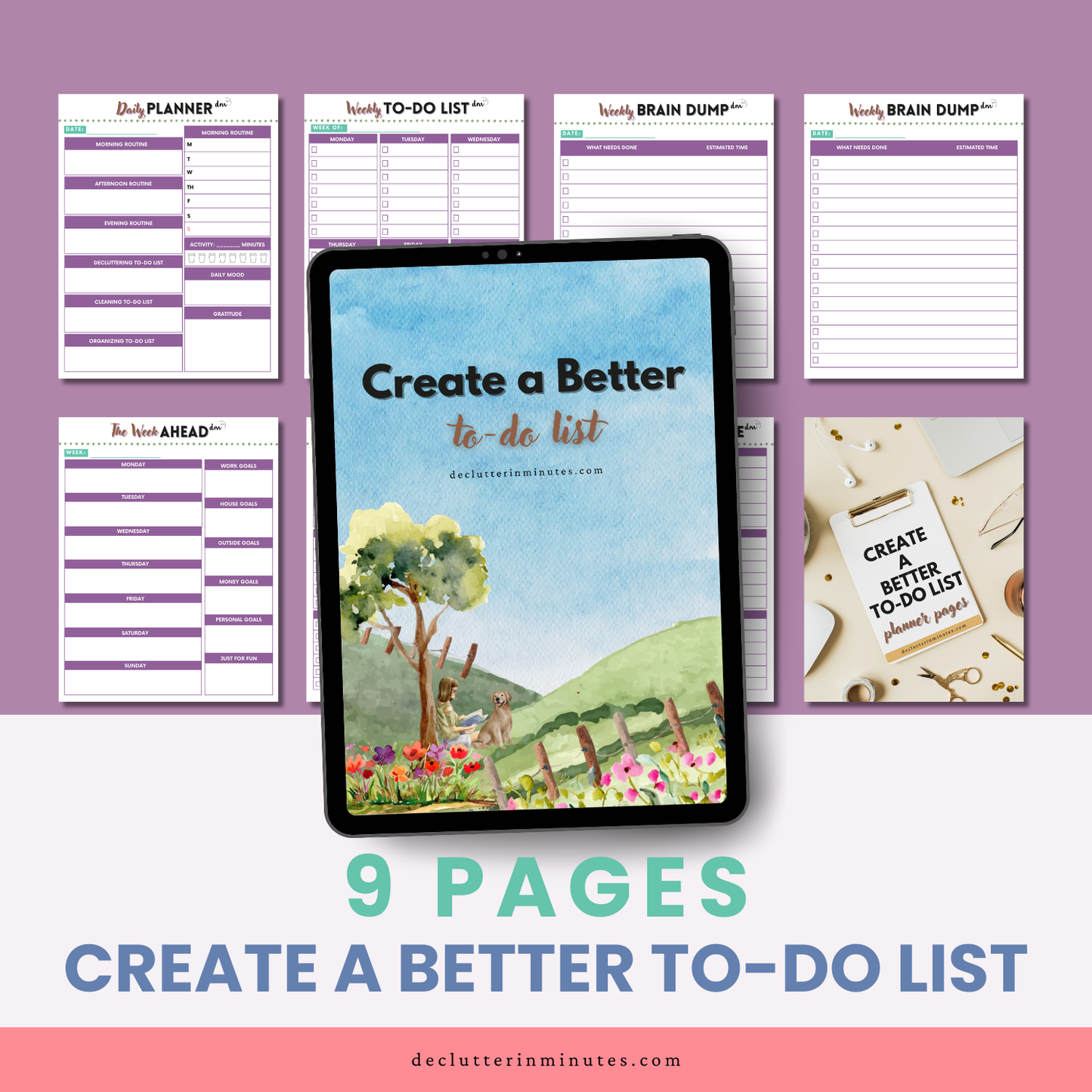 Create a Better To-Do List Planning Bundle