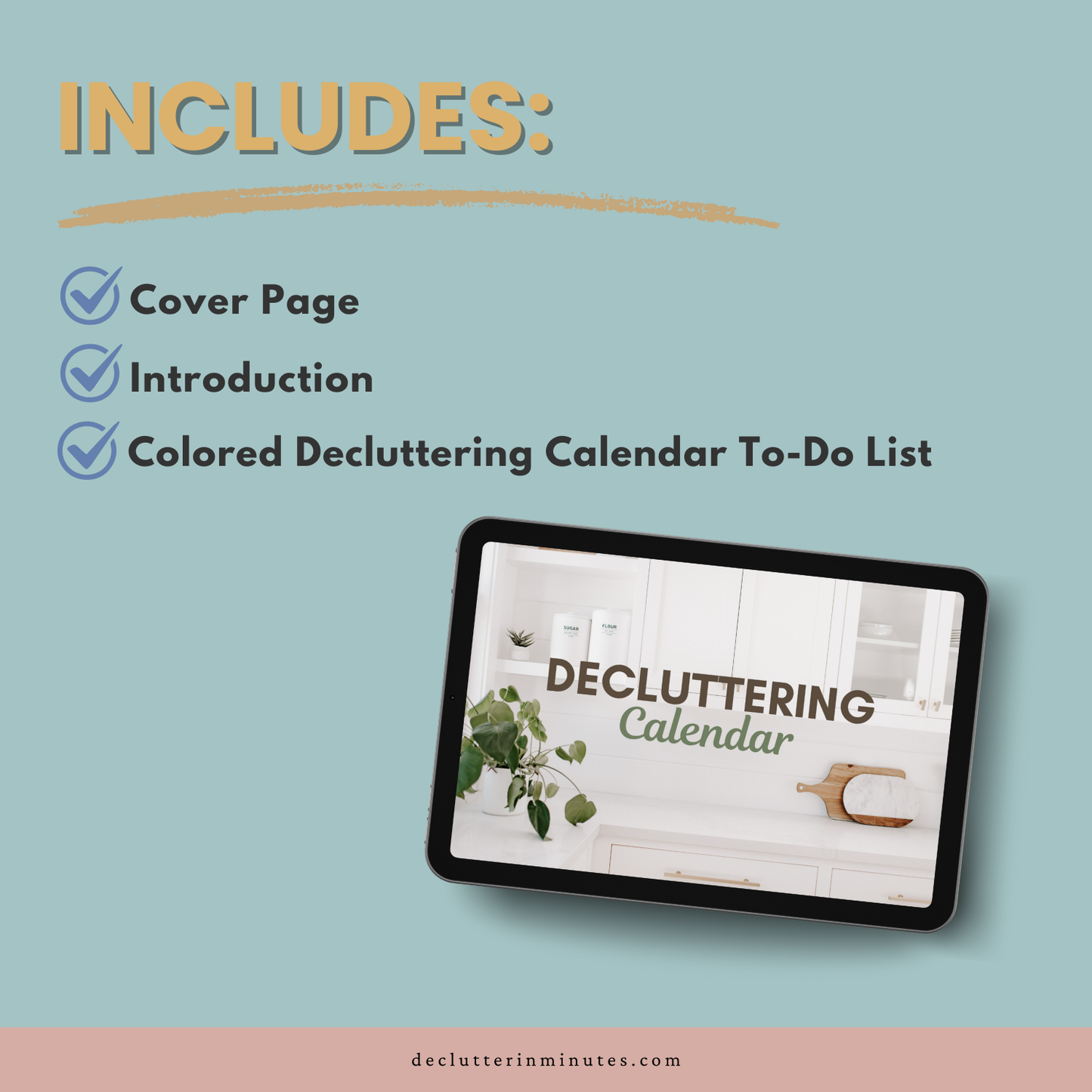 D/M Decluttering Calendar