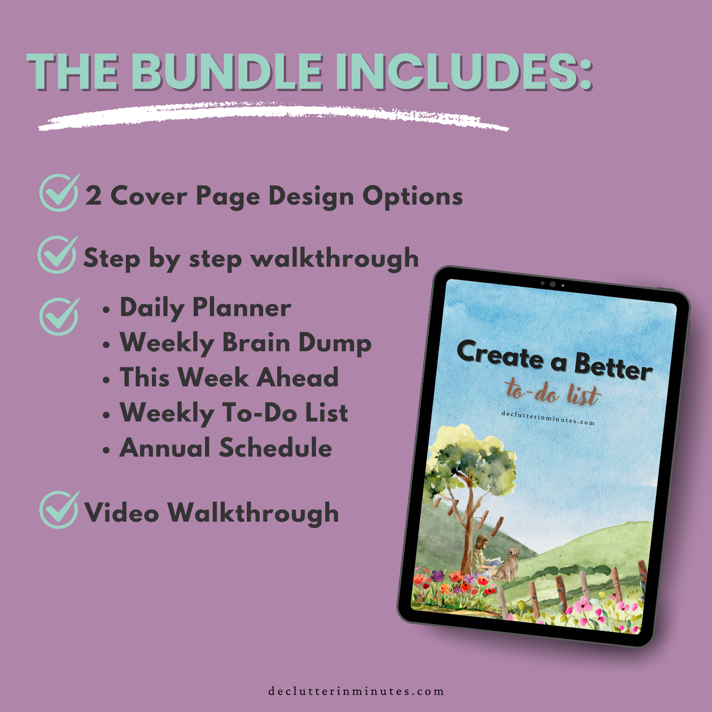 Create a Better To-Do List Planning Bundle