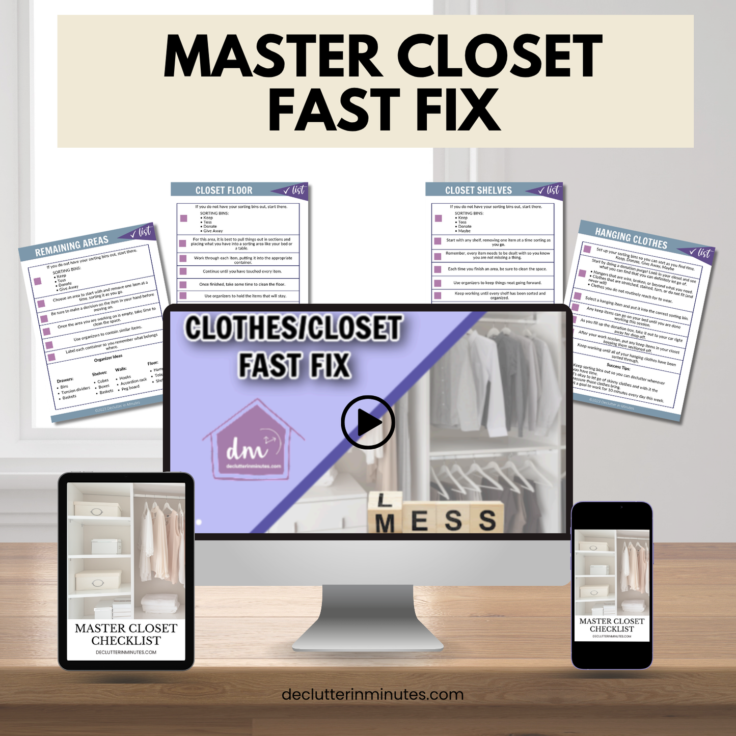 Master Closet Fast Fix
