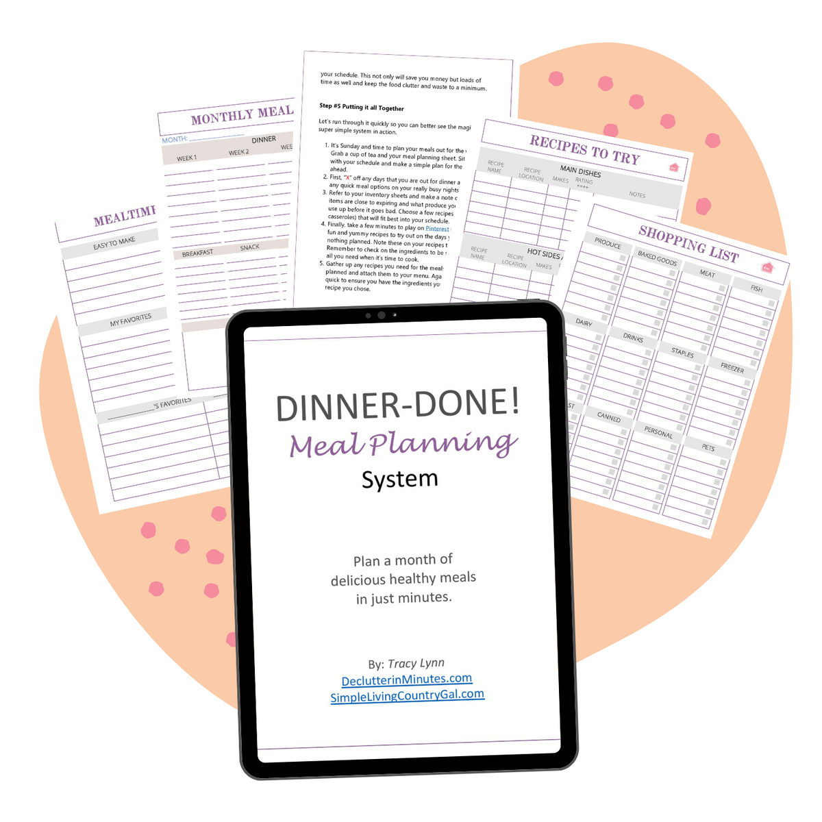 Menu Planning Products