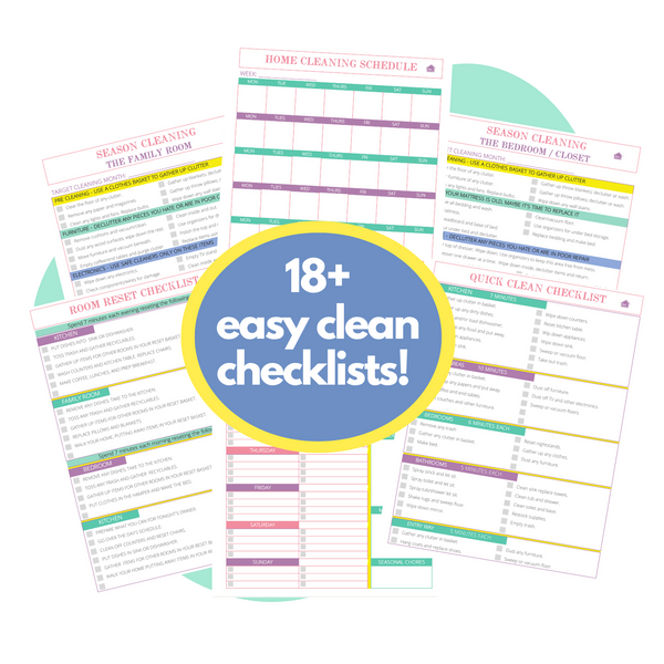 All in One Cleaning Binder - The Easier Way to Clean!