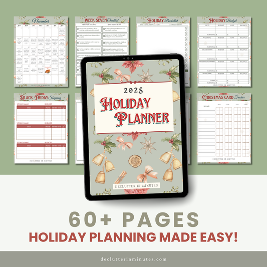 2025 Simple Holiday Planner