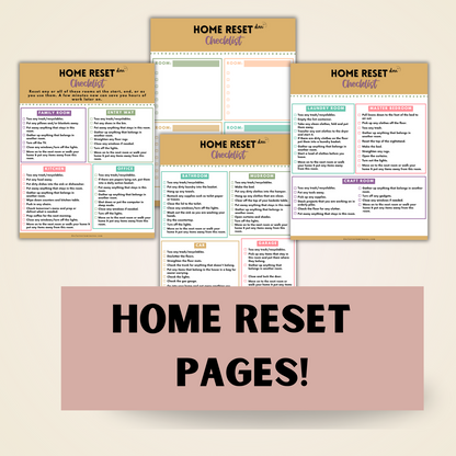 Home Reset Pages