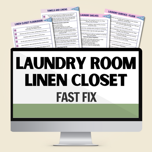 Laundry Room & Linen Closet Fast Fix