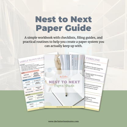 Nest to Next™ Paper Workshop