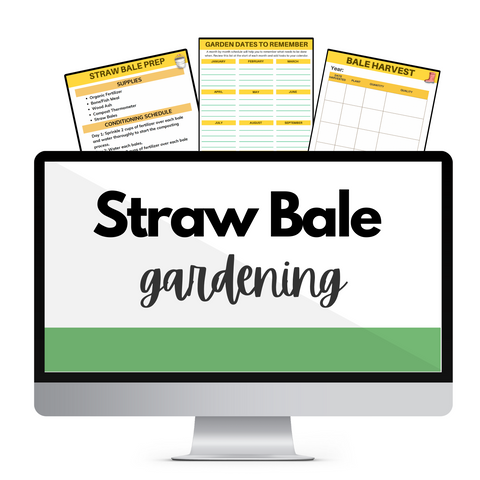 Straw Bale Gardening {Video Course PLUS Full Planner!}