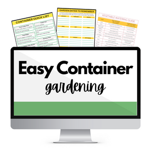Easy Container Vegetable Gardening