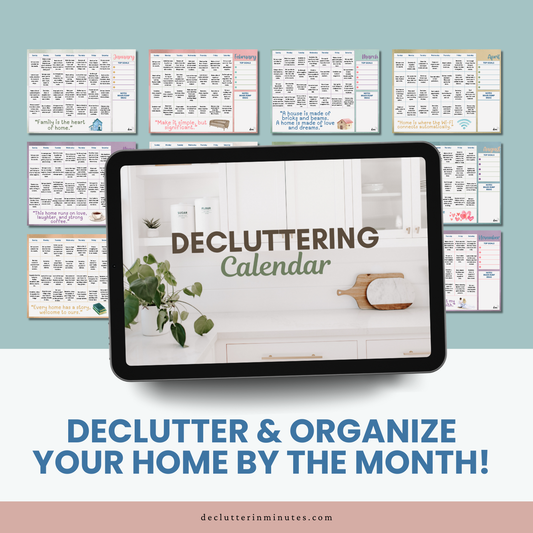 D/M Decluttering Calendar