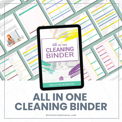 All in One Cleaning Binder