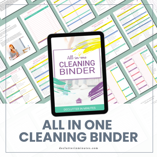 All in One Cleaning Binder