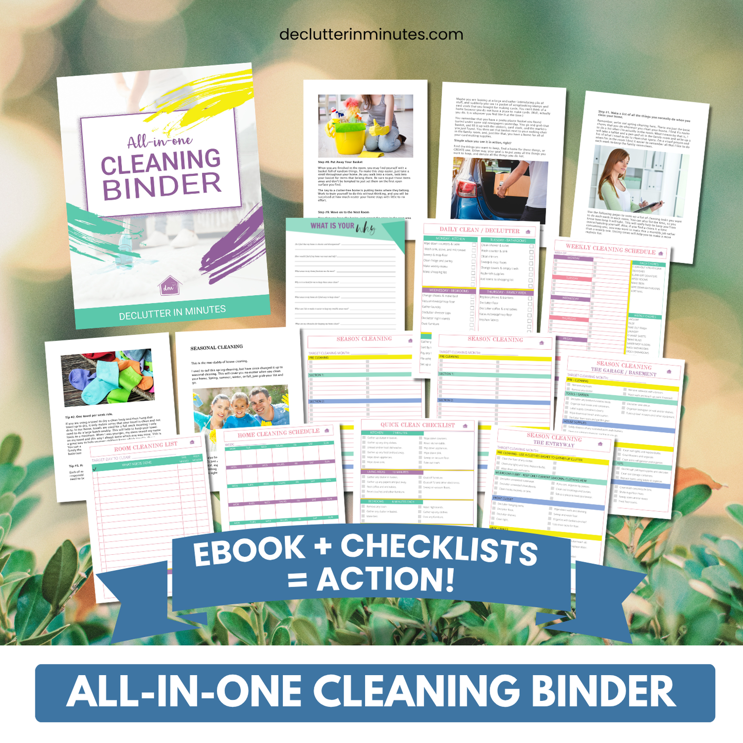 All in One Cleaning Binder