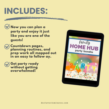 Party Planning Bundle!