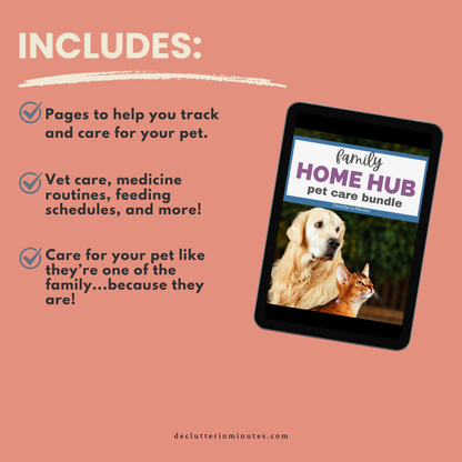 Pet Care Bundle for your Home Hub