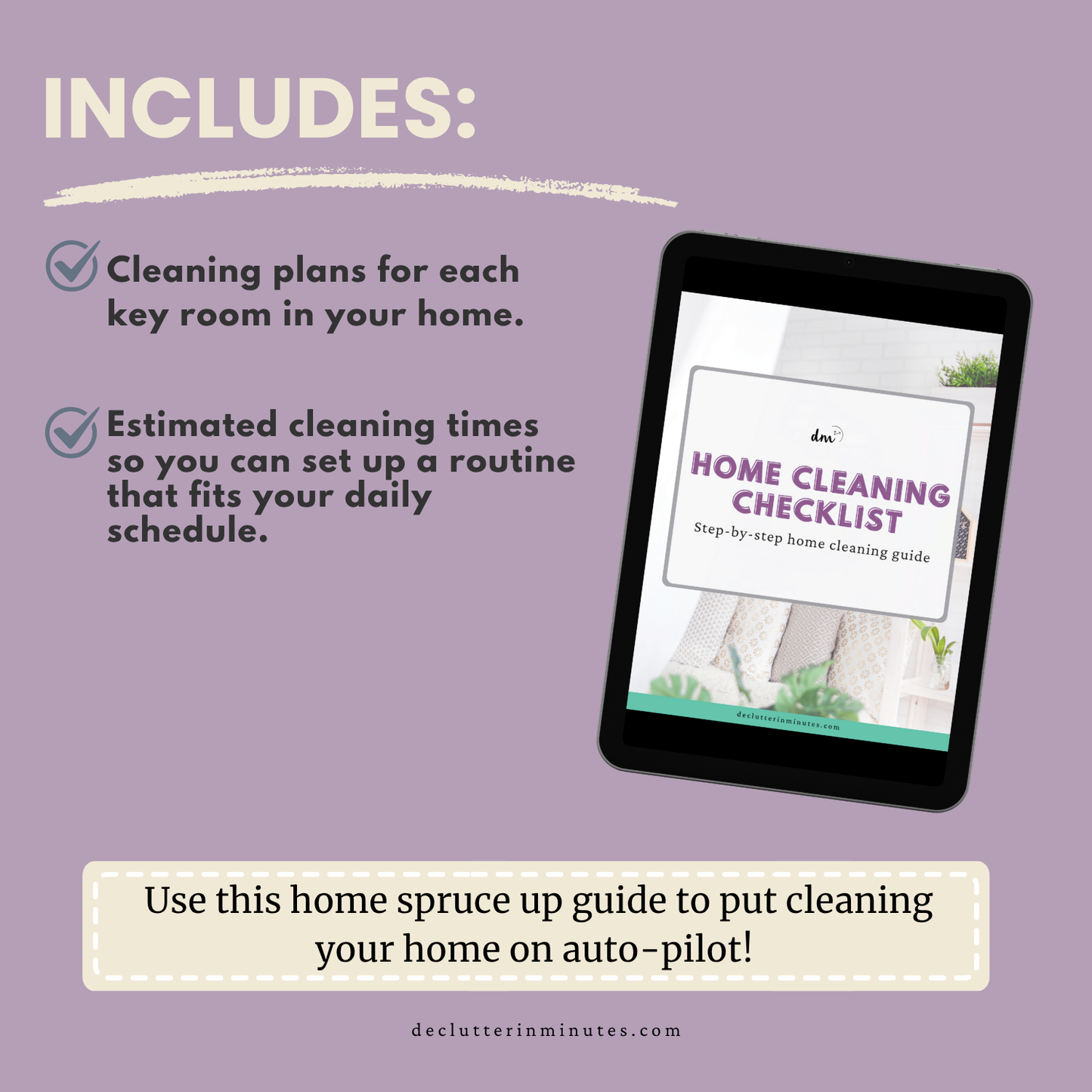 Home Cleaning Checklist