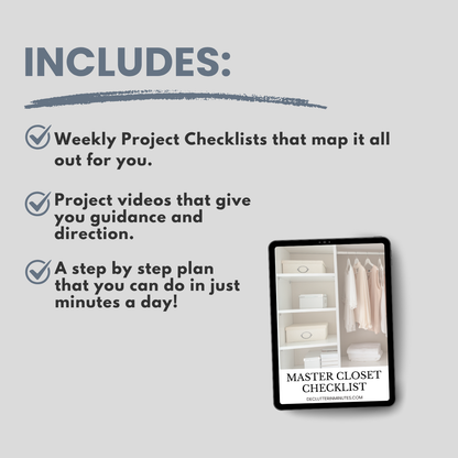 Master Closet Fast Fix