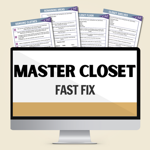Master Closet Fast Fix