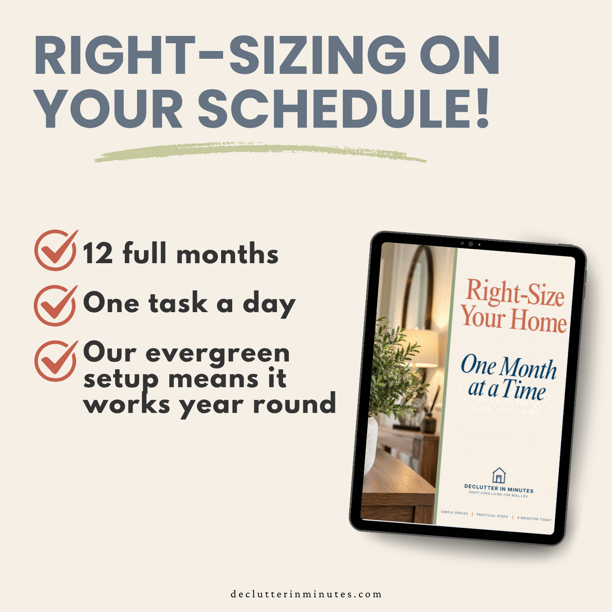Right-Size Living Calendar!