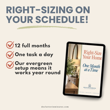 Right-Size Living Calendar!
