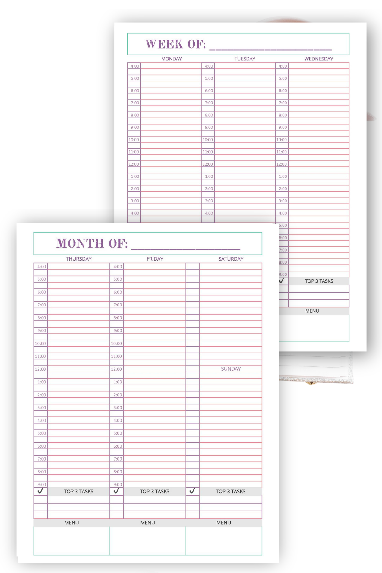 Printable Schedules Marguerite Printable Schedules Marguerite