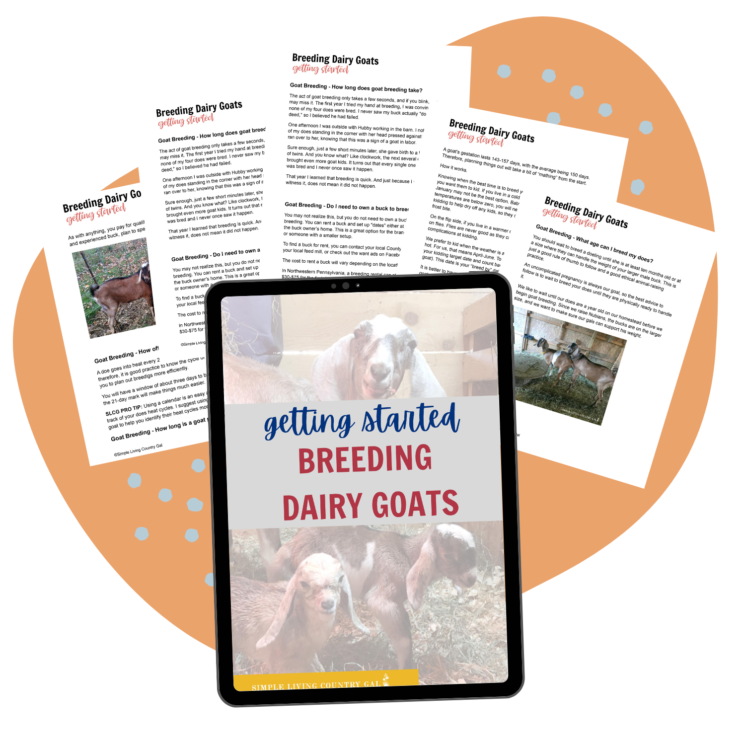 Getting Started Breeding Dairy Goats eBook