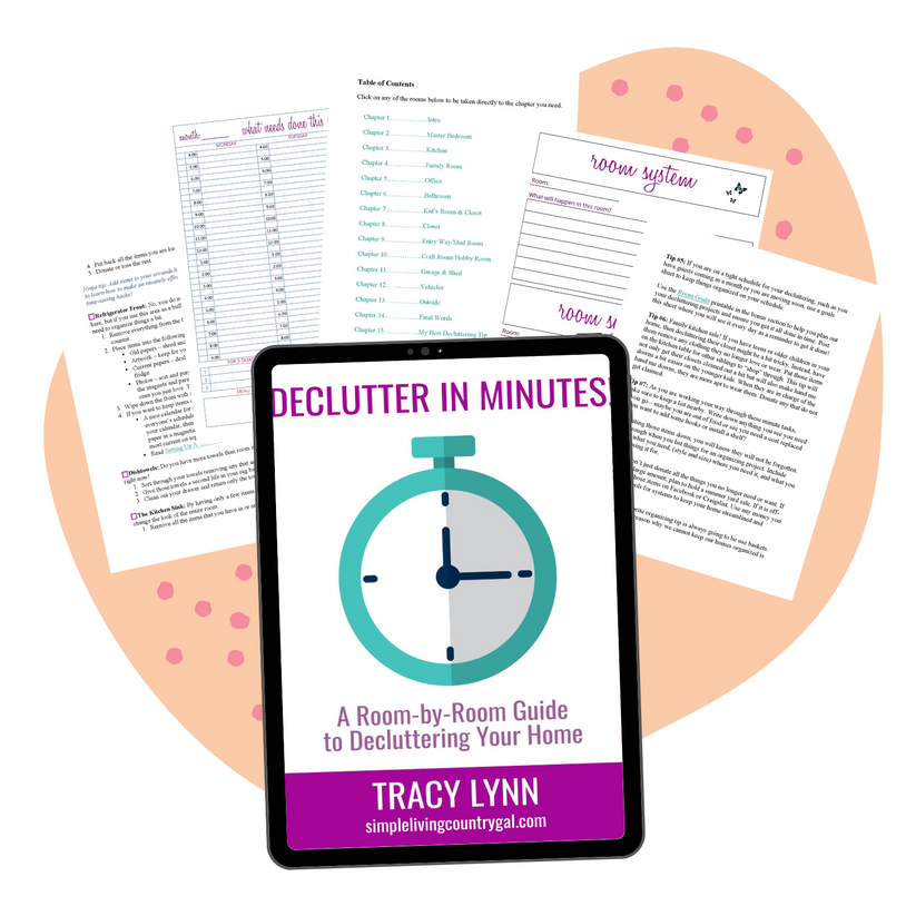 Declutter in Minutes Ebook!