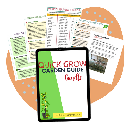 Quick Grow Garden Guide Bundle GREEN Edition
