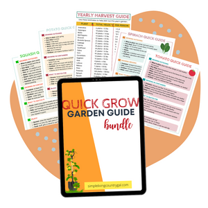 Quick Grow Garden Guide Bundle ORANGE Edition {12 pages}